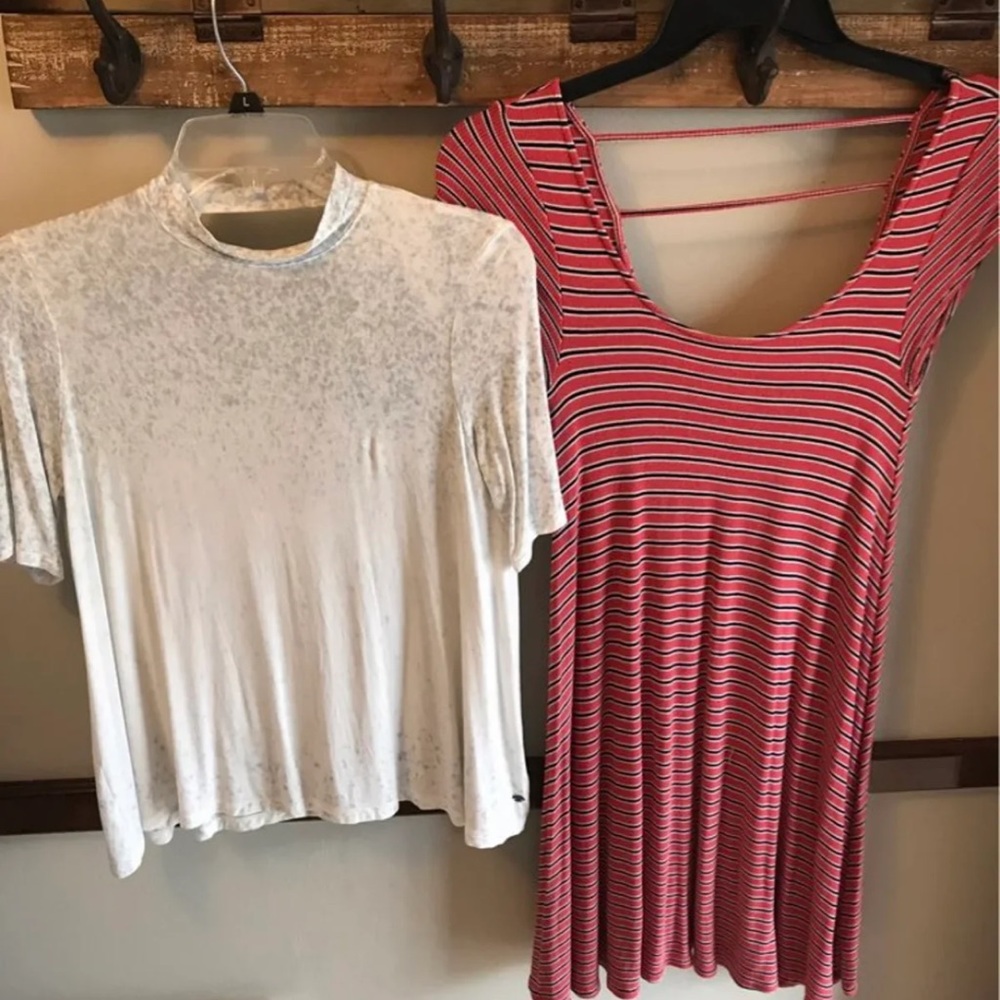 American Eagle MIDI Dress & Open Back shirt Bundle